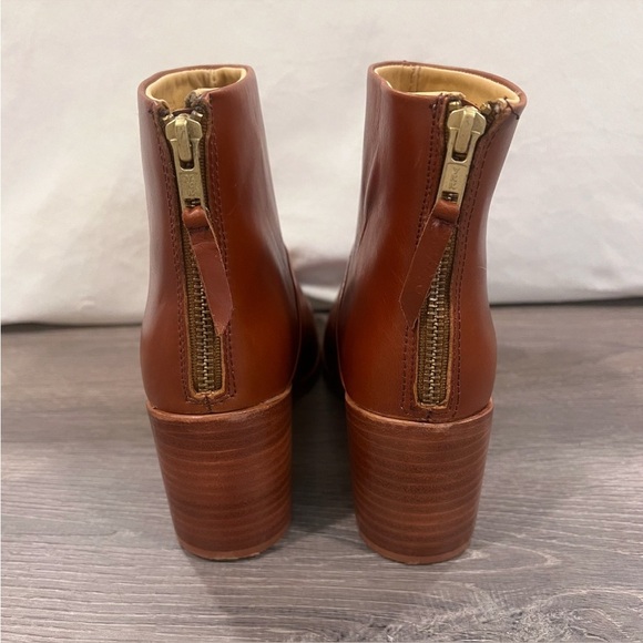 NISOLO Dari Leather Heeled Back Zip Boots in Color “Brandy” Size 8.5 - Picture 11 of 13